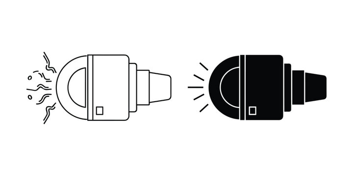 Motion sensor emitting light beams against white background outlining a security device concept
