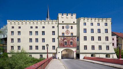 Brucktor Wasserburg am Inn HD entzerrt © Carl-Jürgen Bautsch