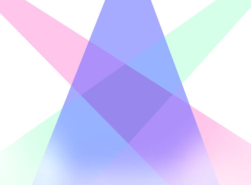 三色のライト　青色