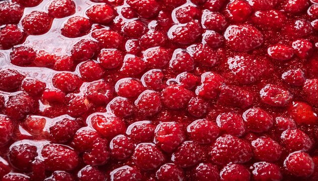 texture raspberry jam food theme background freshly made strawberry jam texture