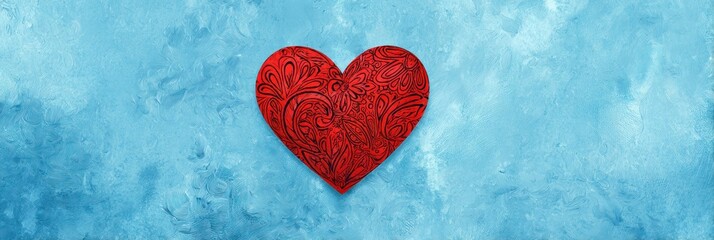 Obraz premium Red heart.