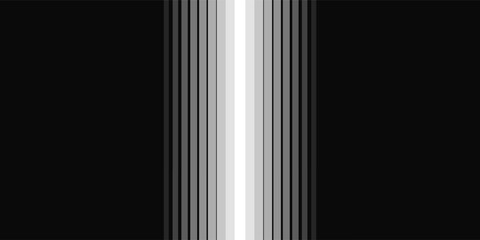 A striking abstract image featuring black and white vertical lines forming a modern geometric pattern, perfect for minimalist design projects. © Ribut
