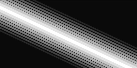 A striking abstract image featuring black and white vertical lines forming a modern geometric pattern, perfect for minimalist design projects. © Ribut