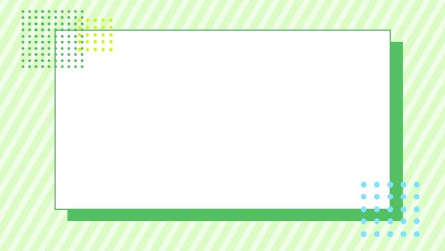 Cute background frames with stripes and squares