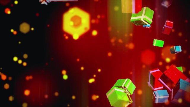 Falling Gift Boxes Animation
