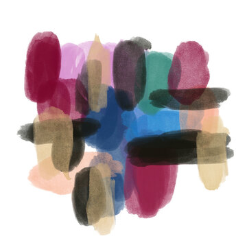Watercolor Painting Abstract