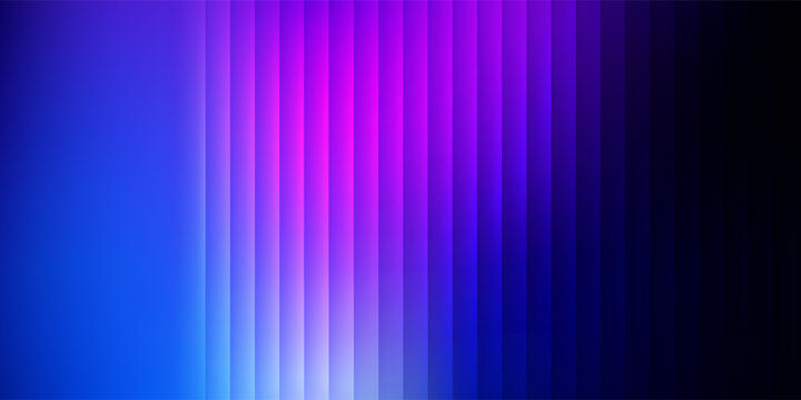 Abstract Vertical Stripe Pattern with Vibrant Purple and Blue Neon Gradient, Eps 10