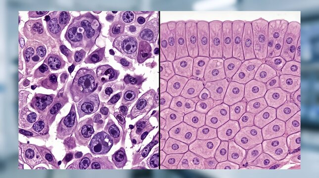 Benign Prostatic Hyperplasia BPH Compared with Normal Prostate Anatomy Illustration