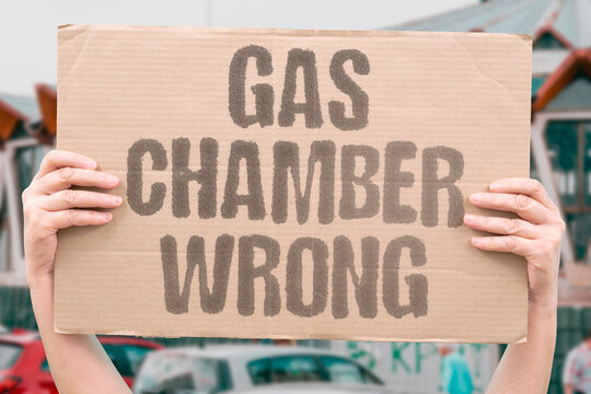 "Gas chamber wrong" Execution method is fundamentally flawed. DEATH. PENALTY. ERROR. CRUELTY. INHUMANE.