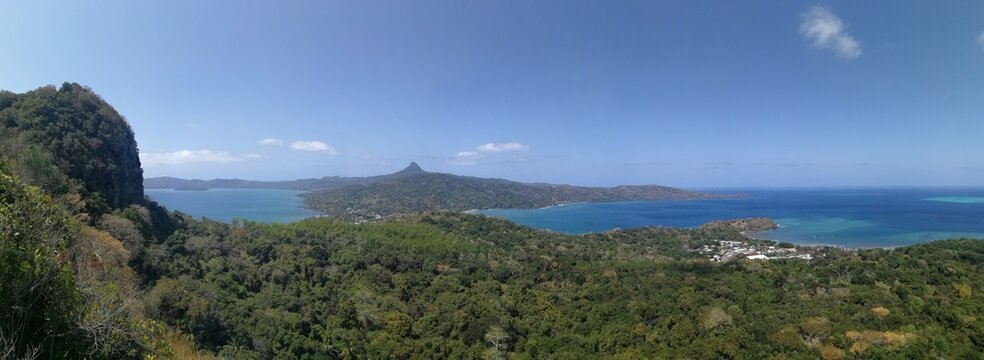 Ile de Mayotte vue ciel