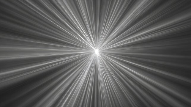 Bright white light explodes outward in a radial burst, creating a luminous, starburst effect