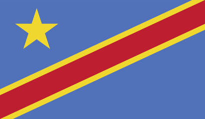 Democratic Republic of the Congo Flag © MdShakil