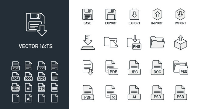 File icons represent digital document management.