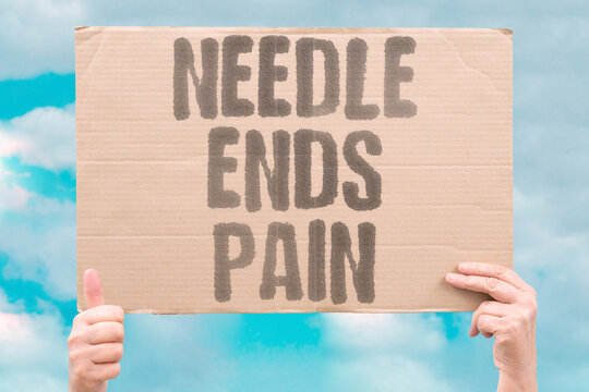 "Needle ends pain" Lethal injection provides merciful relief. EUTHANASIA. PAIN. RELIEF. MERCY. DEATH.