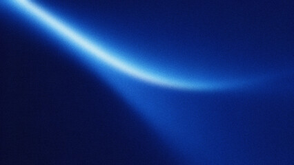 A bright blue light streaks across a dark blue background with a subtle gradient effect © BasharCreates