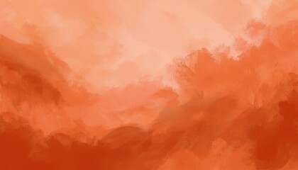 Fototapeta premium terracotta watercolor abstract background abstract orange watercolor background generative ai