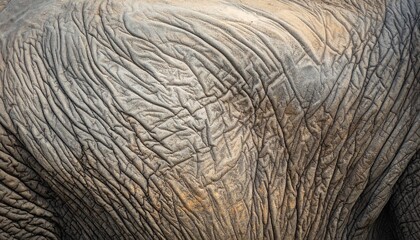 Obraz premium Close-up of weathered wooden surface with grain and cracks.