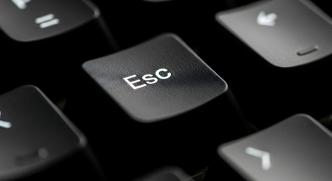 Close-up view of a keyboard with a focus on the euro currency symbol key