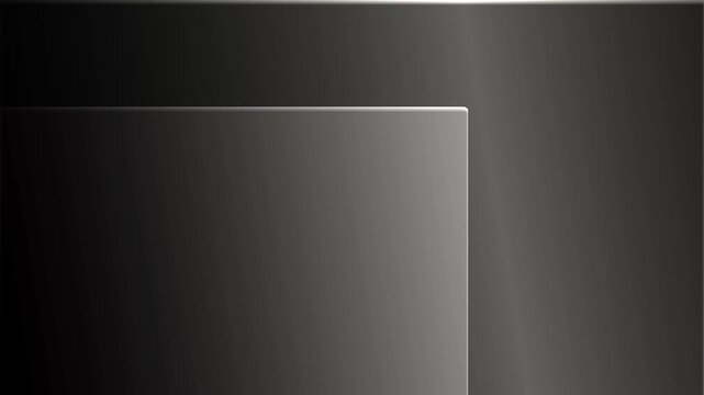 Minimalist dark grey background with sleek rectangular glass pane and elegant corner