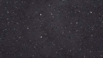 Fototapeta premium Dark Black Terrazzo Texture Background with Grey and White Speckled Surface