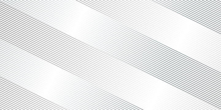 Vector seamless oblique, stripe diagonal stylish wave grid thin technology fabric line texture pattern. geometric fabric stripe line black and gray gradient beautiful repeat design.