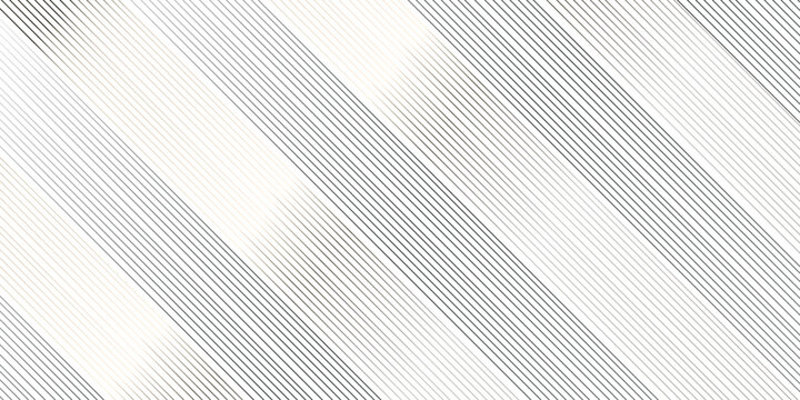 Vector seamless oblique, stripe diagonal stylish wave grid thin technology fabric line texture pattern. geometric fabric stripe line black and gray gradient beautiful repeat design.