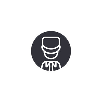 Cyber criminal avatar icon representing hacker identity, malware threats, digital fraud, and online security risks.