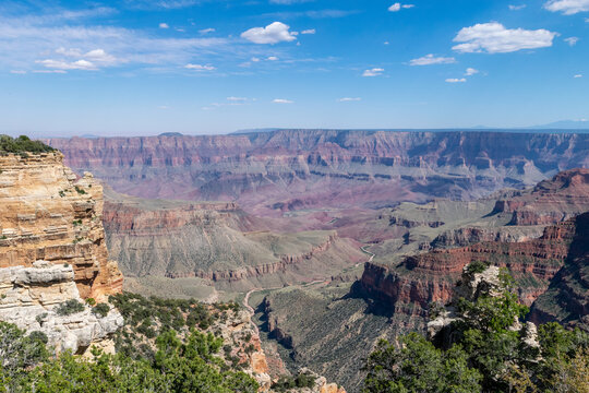 Bright Angel Point, North Rim Visitor Center, Grand Canyon National Park, Nevada, United States 