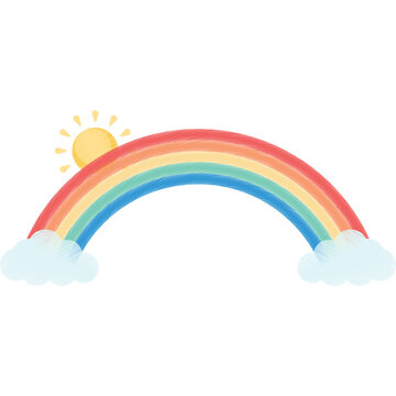 Drawing Raibow Vector