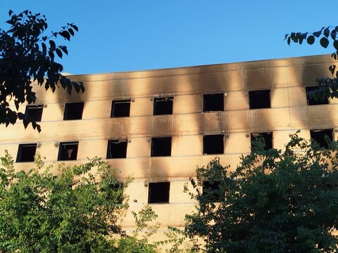 Edificio calcinado 