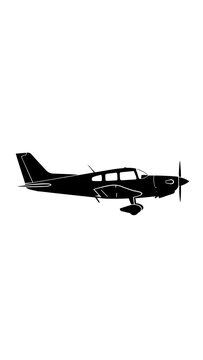 Small Single Engine Airplane Aircraft.