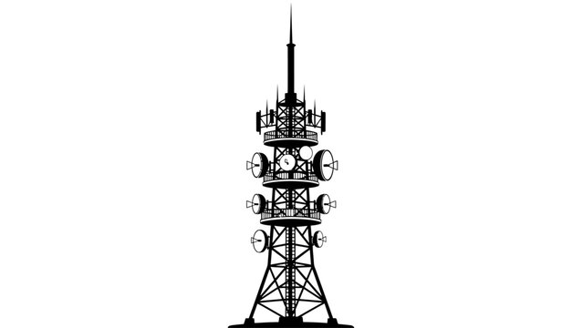 Cellular Tower Communication Structure.