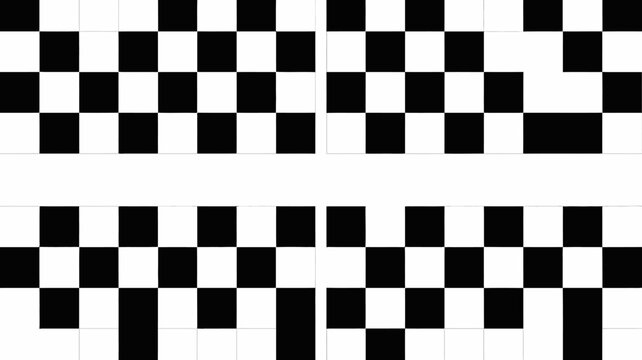 checkerboard pattern on white background black grid square tile symmetry geometric design abstract modern art graphic visual element minimalist contrast balance