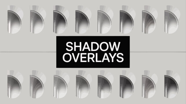 shadow overlays on grid background transparency effect design graphic element pattern overlay shade lighting visual art composition modern stylish minimalist abstract