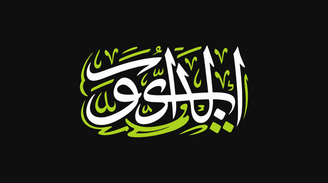 arabic calligraphy stylized vector graphic design art text lettering script typeface font modern abstract decorative pattern culture tradition language black background