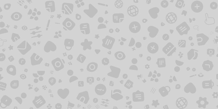 Social media icon pattern background with communication and networking symbols