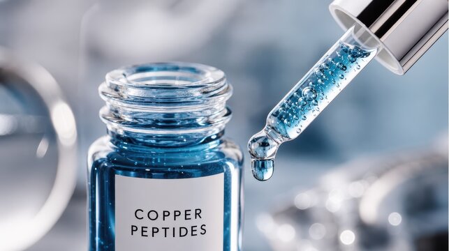 Copper peptide serum anti aging