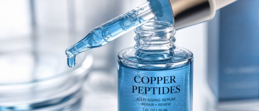 Copper peptide serum anti aging