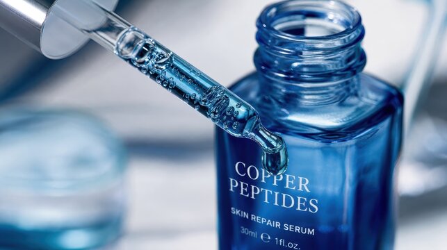 Copper peptide serum anti aging
