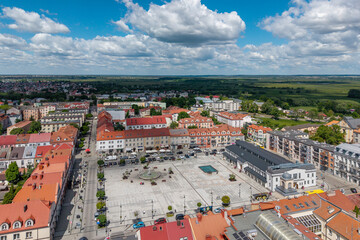 Łomża – miasto nad rzeką Narew. Polska