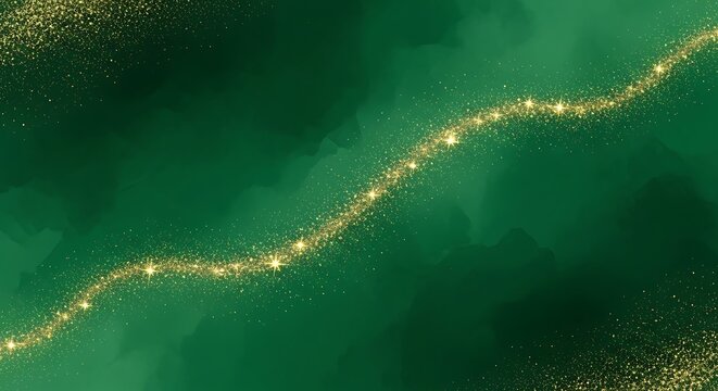 Abstract green digital binary code background.