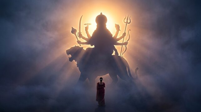 The Infinite Power of Shakti Revealed Before a Humble Devotee