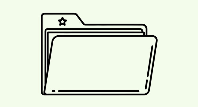 Stack of file folders office documents.