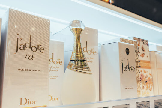 Almaty, Kazakhstan - August 03, 2025: Dior J'adore on display