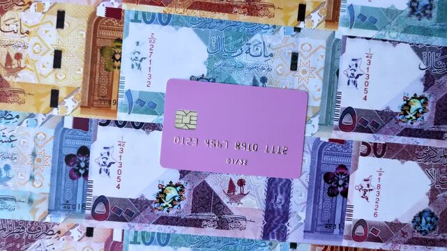 A credit card for contactless cashless payments via a terminal or online. A credit card for a financial background