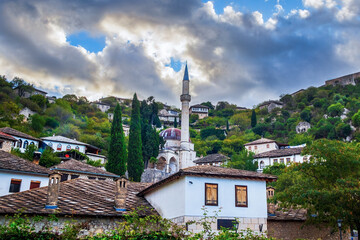 Obraz premium Pocitelj is an old historical settlement of oriental-Mediterranean character located in the Neretva River valley in Bosnia and Herzegovina