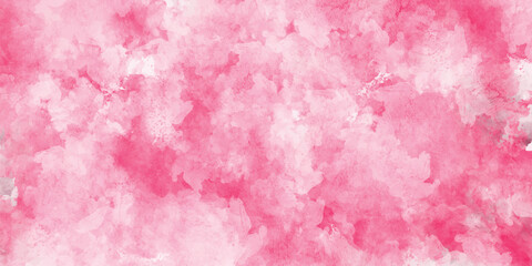 Fototapeta premium Pink watercolor pastel creative grunge design, Abstract pink texture.