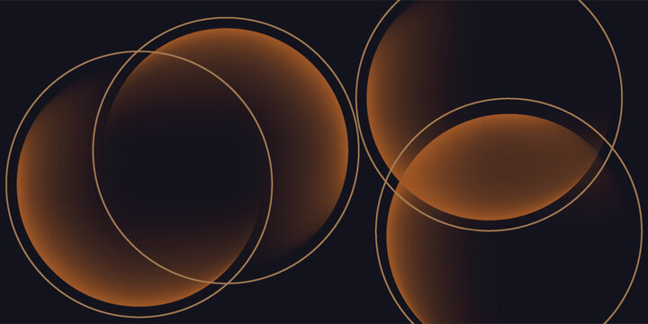 Small light cicle spot. Curve line, cosmic galaxy space concept. Festive BG for social media, birthday party invitation, presentation, wallpaper background