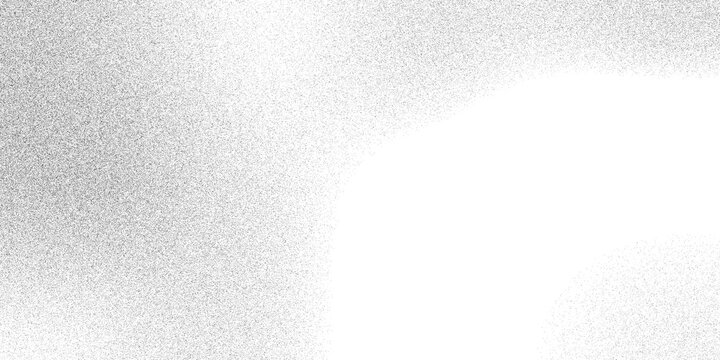Stippled grain halftone overlay and Rough grunge sand dots backdrop Gritty distressed. Grain noise of black irregular dots and grainy halftone fade effect with sand dust. Noise grain background gradie