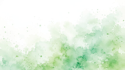 Abstract green watercolor background for your design, watercolor background concept, vector. © liana